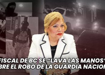 “No puedo emitir ninguna opinión”: Fiscal de BC se lava las manos sobre el robo de la Guardia Nacional a médicos y le echa “la bolita” a la FGR