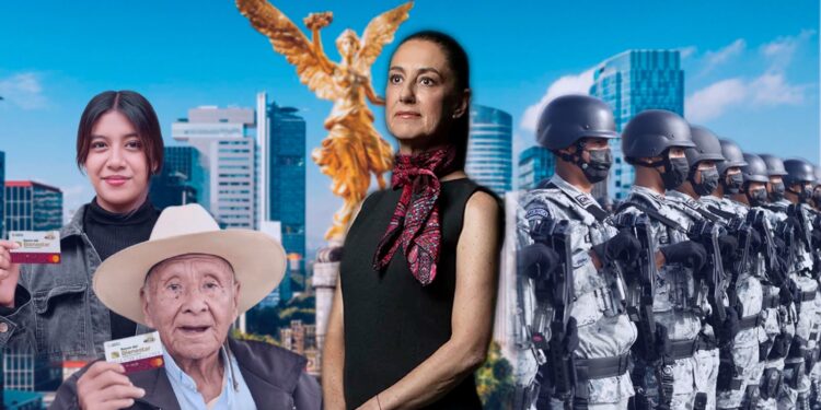 Sheinbaum se mantiene con 72.8 % de aprobación, superior a la de sus antecesores en el cargo