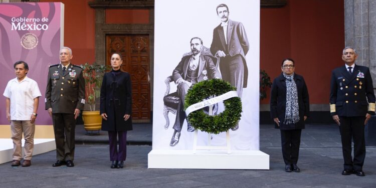 PRESIDENTA CLAUDIA SHEINBAUM ENCABEZA CONMEMORACIÓN DEL 113 ANIVERSARIO DEL MAGNICIDIO DE FRANCISCO I. MADERO Y JOSÉ MARÍA PINO SUÁREZ