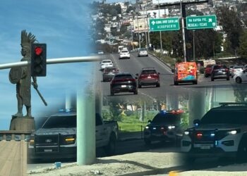 Reportan que criminales presuntamente dispararon hacia palacio municipal de Tijuana y después huyeron; hay fuerte movilización en la zona