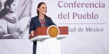 PRESIDENTA CLAUDIA SHEINBAUM DESTACA REGISTRO DE 22.5 MILLONES DE EMPLEOS AFILIADOS AL IMSS, LA CIFRA MÁS ALTA PARA UN MES DE FEBRERO; SE CREARON 157 MIL 882 NUEVOS PUESTOS
