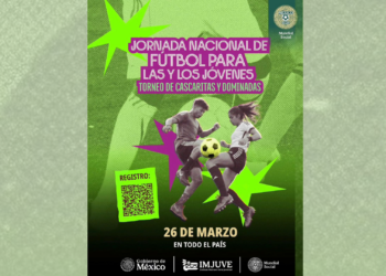 IMJUVE convoca a la Jornada Nacional de Fútbol para las y los Jóvenes: Torneo de Cascaritas y Dominadas