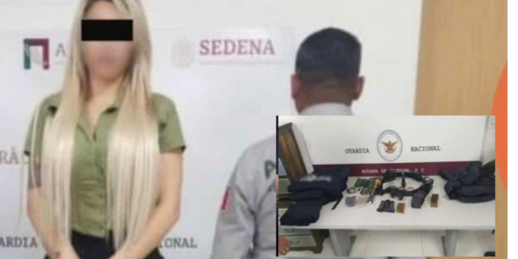 “Bien bélica” detienen a mujer con arsenal en Tijuana