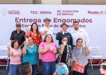 500 engomados en la primera etapa para quienes fortalecen a Tecate con el pago de su predial.