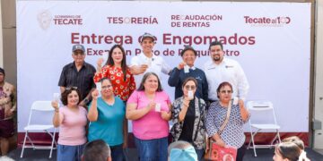 500 engomados en la primera etapa para quienes fortalecen a Tecate con el pago de su predial.