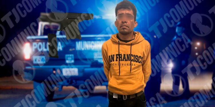 Integrante de célula delictiva iba a “ajustar cuentas” con un tirador, pero la Municipal lo atoró con una corta