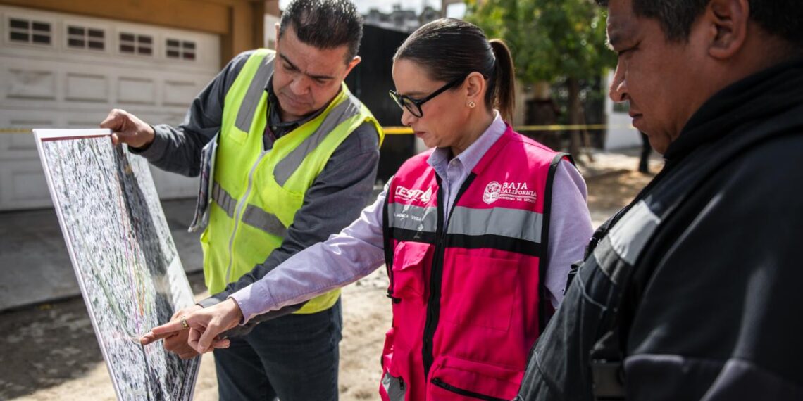 SUPERVISA DIRECTORA DE CESPT, MÓNICA VEGA AGUIRRE, REHABILITACIÓN DE DRENAJE EN SÁNCHEZ TABOADA PARA MEJORAR EL SERVICIO A LAS FAMILIAS