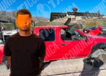 Por andar de “alucín”, municipales de Tijuana detienen a hombre con fusil