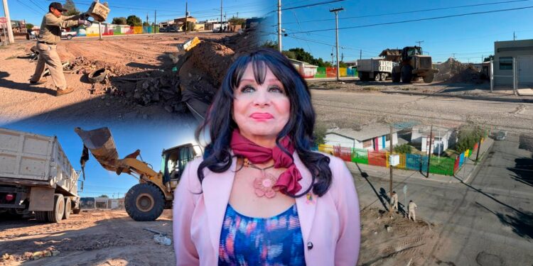 El Gobierno de Mexicali inició con la limpieza de un terreno ubicado en la Av. Islas Agrarias y calle Hacienda del Sol, en el fraccionamiento Hacienda del Sol