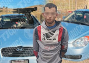 Policía Municipal de Tijuana detiene a hombre armado en El Refugio; vehículo estaría ligado a robo