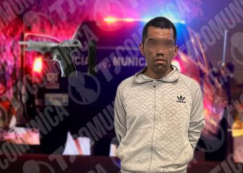 Minicipal de Tijuana atora a asaltante en la colonia Cachanillas