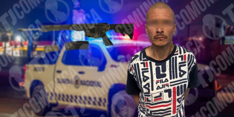 Lo sorprendieron con un fusil en plena calle; fue detenido por Policía Municipal