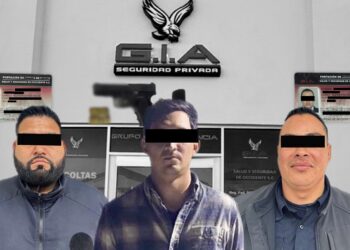 Alertan a empresarios que traen escoltas: empresa GIA no tiene permiso estatal para portar armas; ya van tres escoltas detenidos