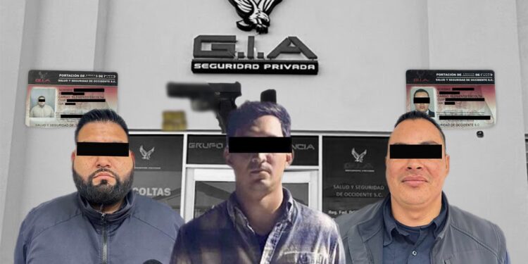 Alertan a empresarios que traen escoltas: empresa GIA no tiene permiso estatal para portar armas; ya van tres escoltas detenidos