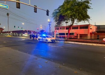 Muere hombre tras ser alcanzado por el tren en la Zona Centro de Mexicali