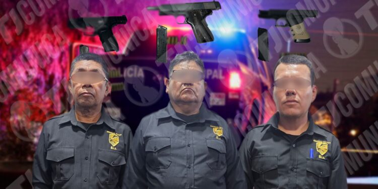 Detienen a otros “escoltas” de agencia SIA con armas cortas