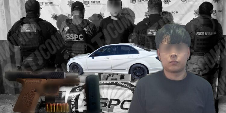 Policía Municipal detiene a joven armado tras realizar detonaciones en Lomas Misión