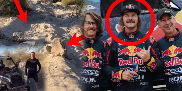 Score descalifica a Red Bull en la Baja 250 por ser exhibidos poniendo piedras y árboles en el camino para causar accidentes