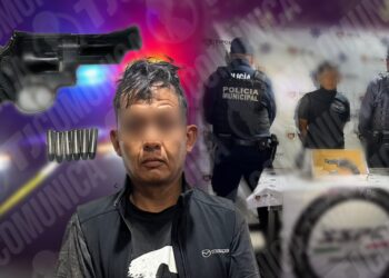 Policía Municipal detiene a asaltante con revólver tras robo