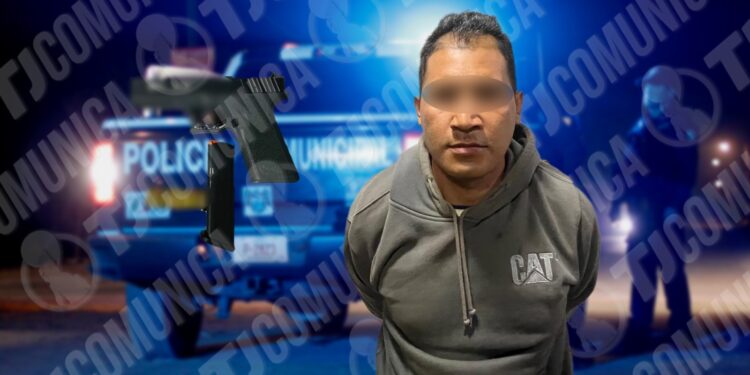 Unidad Táctica atora a hombre armado