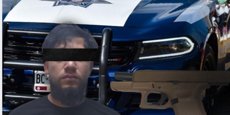 Municipal detiene a joven armado tras agresión a mujer en la colonia Mariano Matamoros Norte