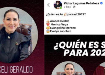 Araceli Geraldo al frente en encuesta rumbo al 2027