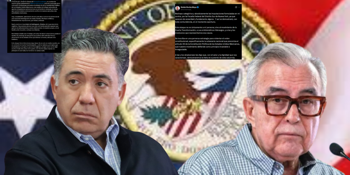 Rocha Moya rechaza acusaciones de Estados Unidos y señala ataque político contra la 4T