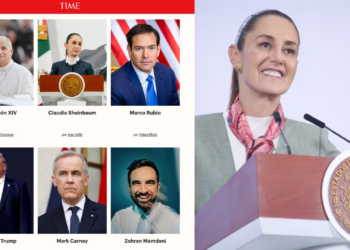 REVISTA TIME RECONOCE A LA PRESIDENTA CLAUDIA SHEINBAUM COMO UNA DE LAS 100 PERSONAS MÁS INFLUYENTES DE 2026