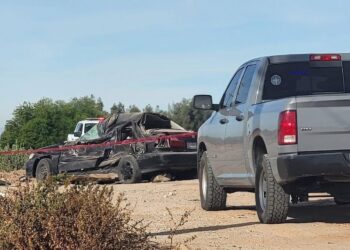 Fatal choque en Puente Treviño deja un muerto y una mujer grave en el Valle de Mexicali