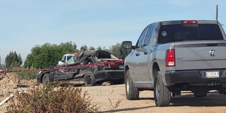 Fatal choque en Puente Treviño deja un muerto y una mujer grave en el Valle de Mexicali
