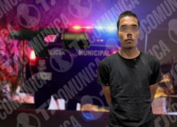 Municipal atora a “El Bryan”, operador de un cártel; recogía dinero y prestaba armas a sicarios