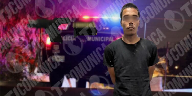 Municipal atora a “El Bryan”, operador de un cártel; recogía dinero y prestaba armas a sicarios