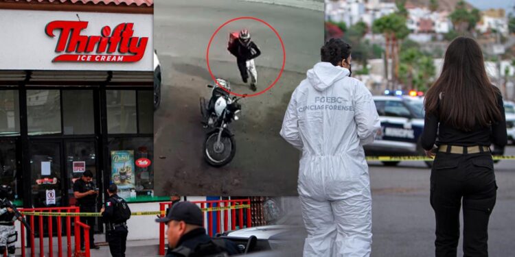 Disfrazado de repartidor de DiDi, sicario priva de la vida a hombre en Thrifty del Agua Caliente