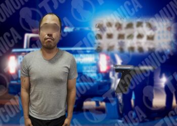 Municipales de Tijuana atoran a narcomenudista ligado a un cártel