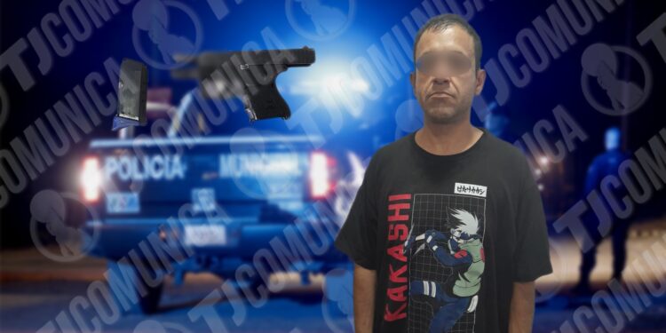 Unidad Táctica detiene a hombre armado; asegura que le dieron el arma para su protección