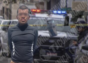 Municipales atoran a sujeto armado tras asalto en la Vía Rápida Poniente