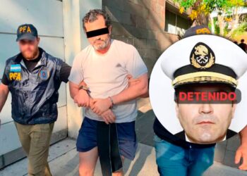 Cae en Argentina el contralmirante Fernando Farías Laguna por huachicol fiscal; era buscado en 192 países