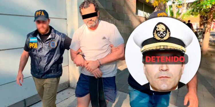 Cae en Argentina el contralmirante Fernando Farías Laguna por huachicol fiscal; era buscado en 192 países