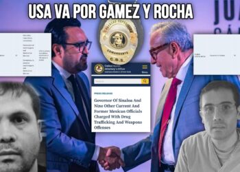Gobernador de Sinaloa Rubén Rocha Moya y Alcalde de Culiacán, Juan de Dios Gámez Mendivil son acusados oficialmente por Estados Unidos por crimen organizado; así lo dio a conocer la embajada de Estados Unidos en México