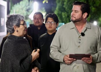 Supervisa Ismael Burgueño Sendero Seguro de Paseo de los Héroes y bulevar Sánchez Taboada