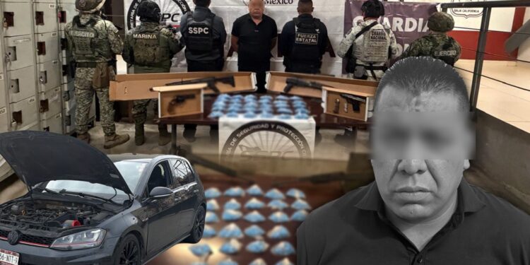 Cae “El Pelucas” con arsenal y droga; presunto jefe de narcomenudeo en la colonia Natura