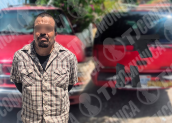 Municipal detiene a hombre armado en la colonia Libertad, en el distrito Mesa de Otay