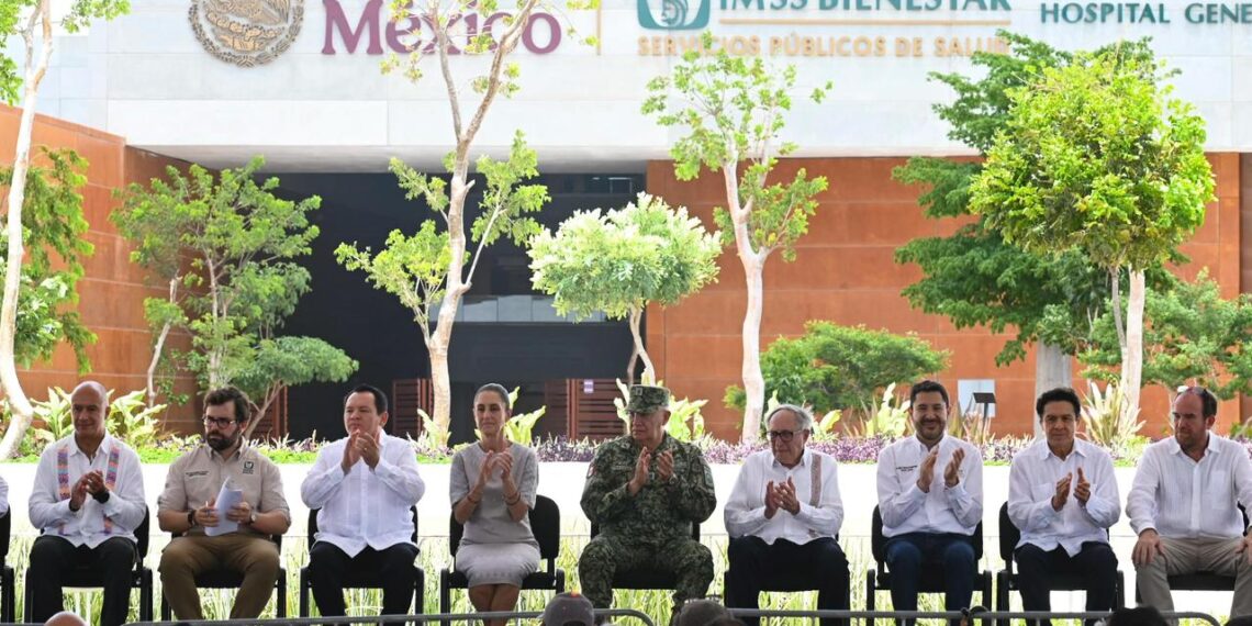 PRESIDENTA CLAUDIA SHEINBAUM INAUGURA HOSPITAL GENERAL DR. AGUSTÍN O’HORÁN EN BENEFICIO DE UN MILLÓN 200 MIL PERSONAS; ARRANCA IMSS BIENESTAR EN YUCATÁN