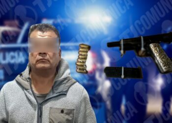 Municipales atoran a hombre armado en la colonia Morelos