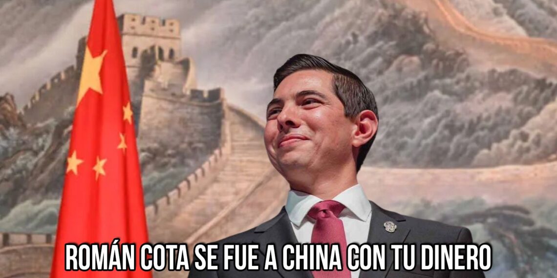 No es broma: el alcalde de Tecate, Román Cota, se fue de viaje a China con dinero del pueblo tecatense.