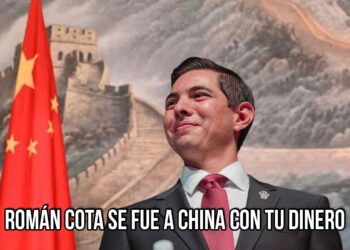 No es broma: el alcalde de Tecate, Román Cota, se fue de viaje a China con dinero del pueblo tecatense.