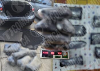 Joven de San Diego fue víctima de “mula ciega” en Tijuana; municipales decomisan 27 kilos de cristal
