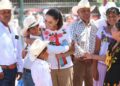 EN SONORA, PRESIDENTA CLAUDIA SHEINBAUM FIRMA DECRETO POR EL CUAL SUMAN 45 MIL 794 HA DE TIERRA RESTITUIDAS AL PUEBLO YAQUI, INAUGURA COMEDOR INFANTIL Y ANUNCIA PROGRAMA PARA FORTALECER AGRICULTURA Y PESCA