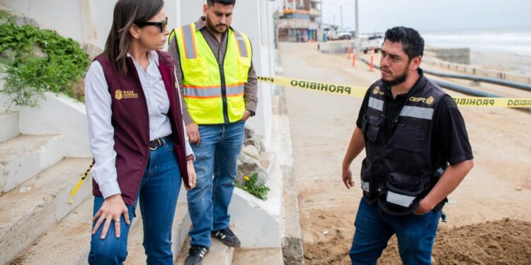 REHABILITA CESPT RED SANITARIA EN ANDADORES DEL PASEO COSTERO DE PLAYAS DE TIJUANA: MÓNICA VEGA, DIRECTORA GENERAL