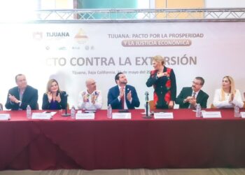 LANZAN FRENTE COMÚN CONTRA LA EXTORSIÓN EN TIJUANA; FGE DESTACA DETENCIONES Y OPERATIVOS
